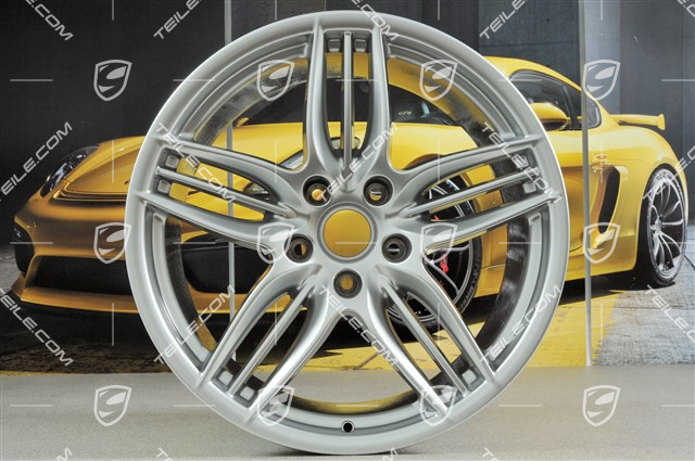 20-inch wheel rim set Sport Design, 8,5 x 20 ET51 + 11J x 20 ET52, Brilliant Chrome