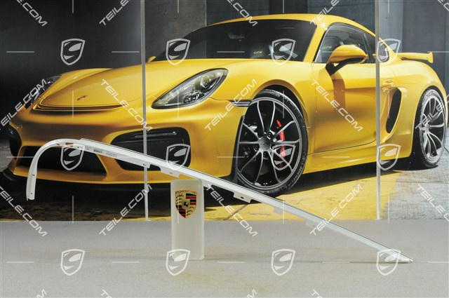 Zierleiste, Tür hinten, Alu-Look, L Zierleiste, Tür hinten, Alu-Look, L