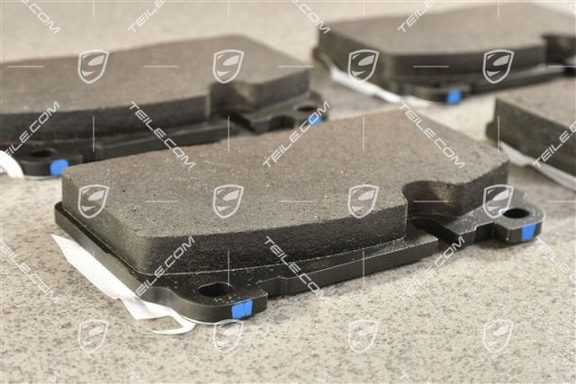 Brake pads, front axle, for black calipers