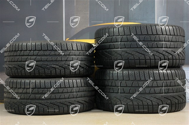 20-inch Carrera S (III) winter wheel set, 8,5J x 20 ET51 + 11J x 20 ET70 + NEW Pirelli winter tyres 245/35 ZR20 + 295/30 ZR20, with TPMS