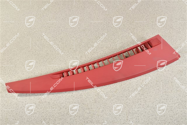 Defroster trim, bordeaux red, R