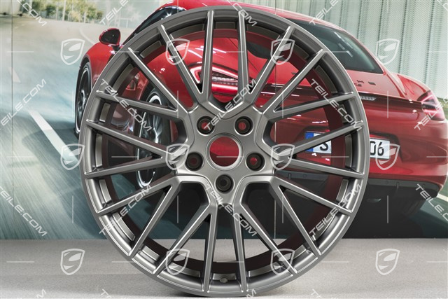 21" Felga Cayenne RS Spyder, 11J x 21 ET58, Platinum satynowy półmat
