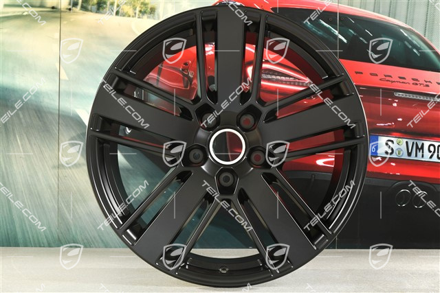 20" Felga Panamera Design 2, 11,5J x 20 ET68, czarny satynowy półmat