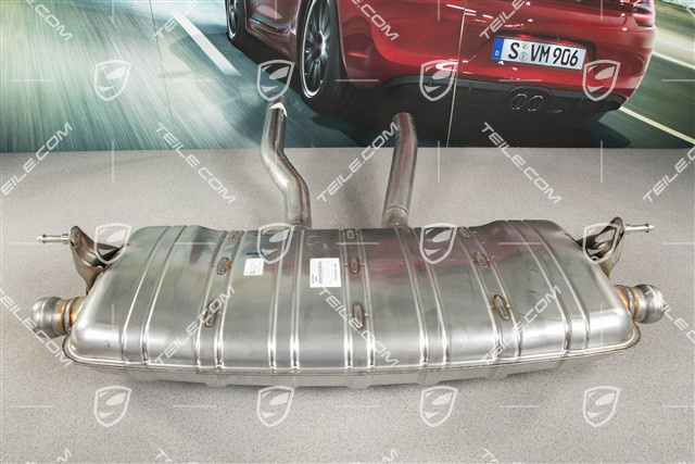 Rear muffler, V8 4.8 294KW