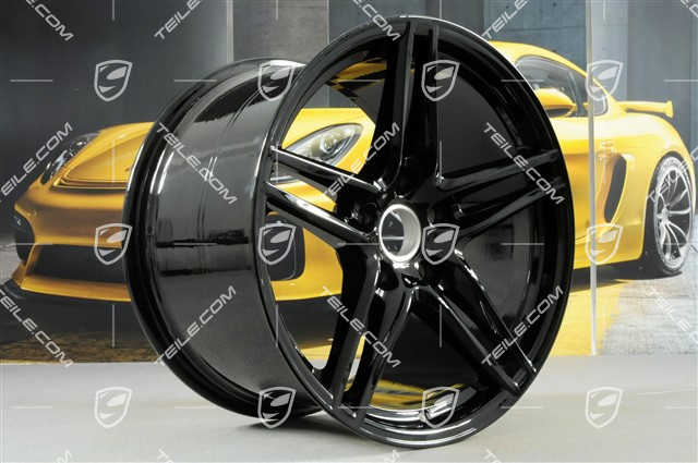 19" Felga Carrera VI, 11,5J x 19 ET56, czarny wysoki połysk
