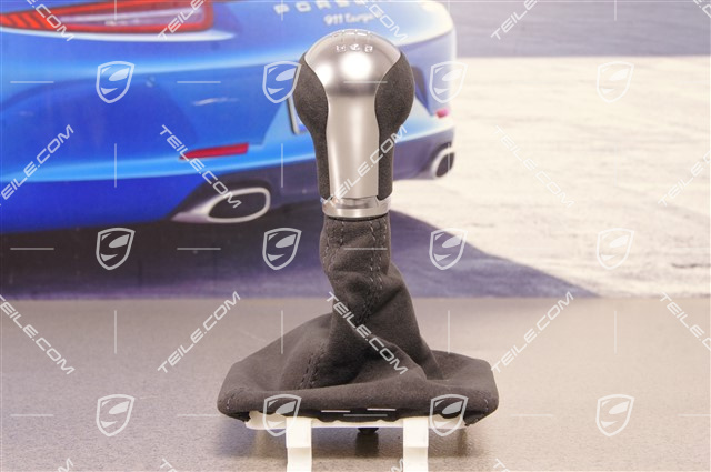 Shift lever / gearshift knob, Alcantara, 6-speed manual transmission