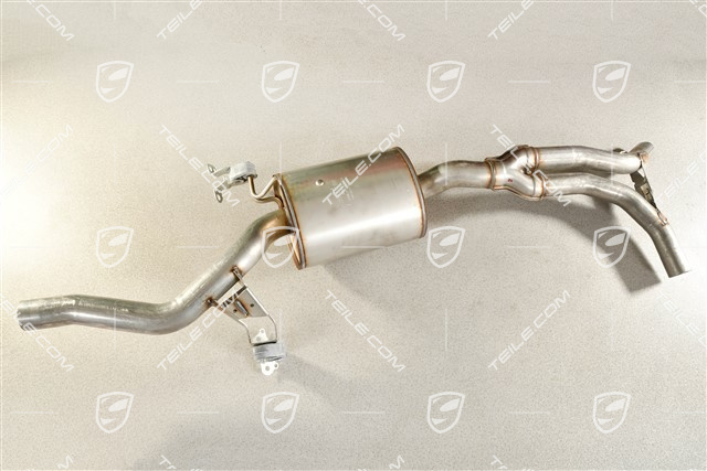 2,0L, Exhaust sytem silencer pipe