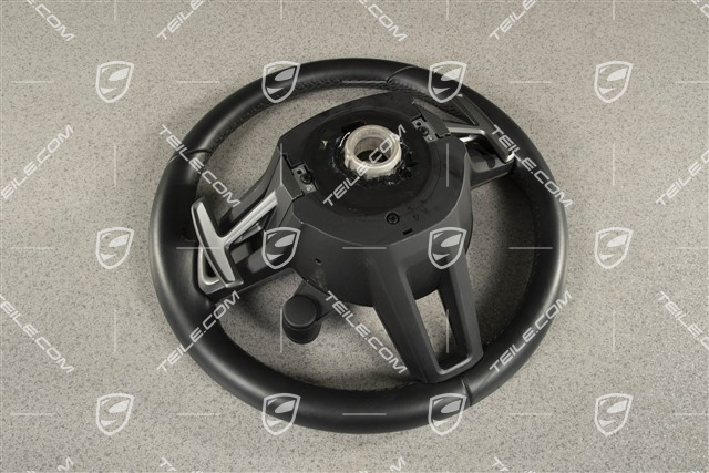 PDK, Multifunktionslenkrad, Leder Schwarz / Sport Chrono Paket Plus