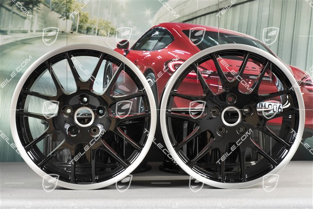 20-inch RS Spyder wheel set, 9,5 J x 20 ET 65 + 11 J x 20 ET 68, black