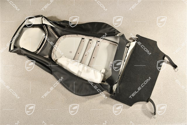 Coupe, Lehnenbezug, Leder, Schwarz, GTS, L