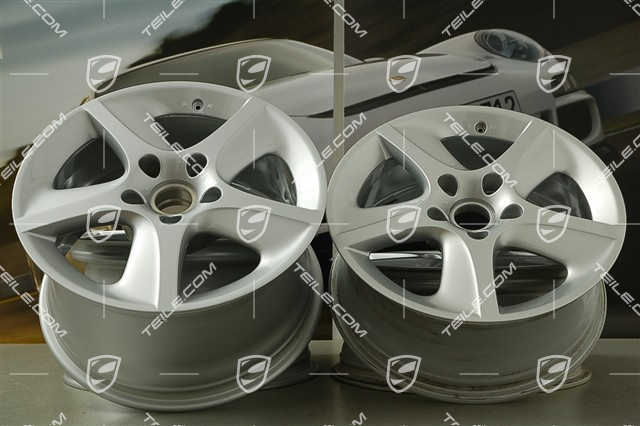 18-inch SportTechno wheel set, 8J x 18 ET50 + 10J x 18 ET47