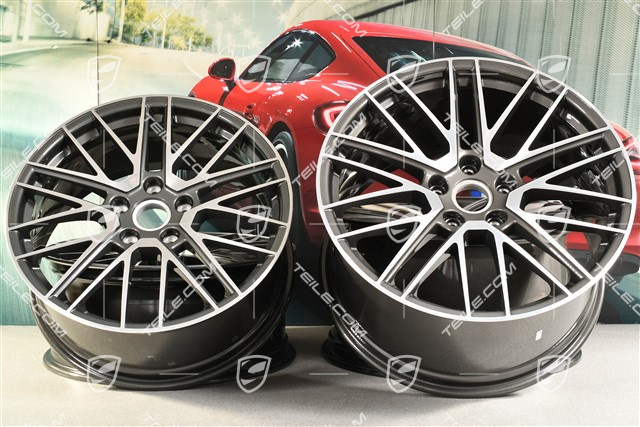 20+21-inch wheel rim set Turbo V, rims: front 9J x 20 ET41 + rear 11,J x 21 ET67
