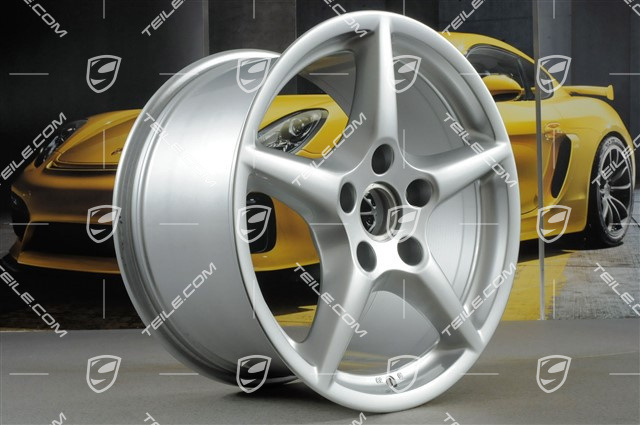 18" Komplet felg Carrera III, 8J x 18 ET57 + 10J x 18 ET58, C2 / C2S
