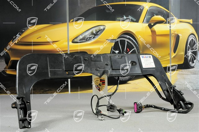 Spoiler drive, rear (engine lid), set incl. 2 x outrigger a. drive, coupé