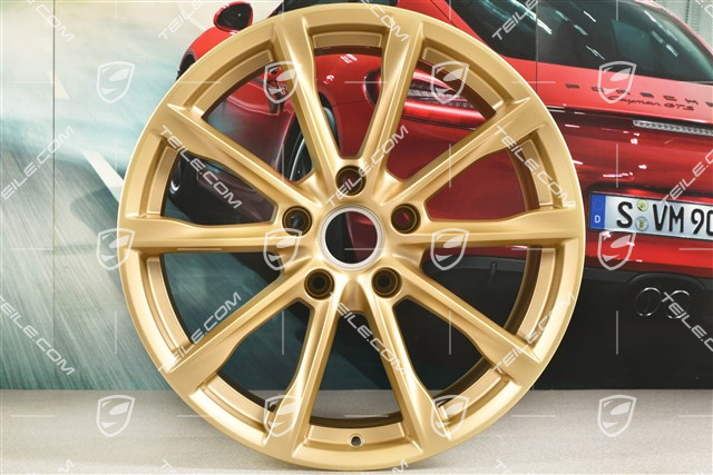 19" Felge Boxster S, 10J x 19 ET45, aurum seidenmatt