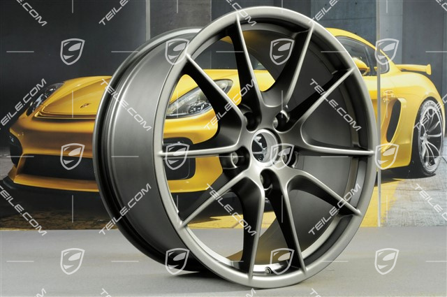 20" Felga, Carrera S III, platynowy-satynowy mat (Platinum-Seidenmatt), 9,5J x 20 ET45