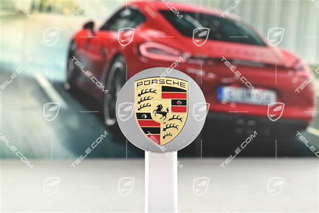 Dekielek koła, wypukły, platin silver
