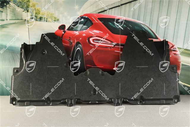 Unterbodenverkleidung, hinten Turbo Cabrio