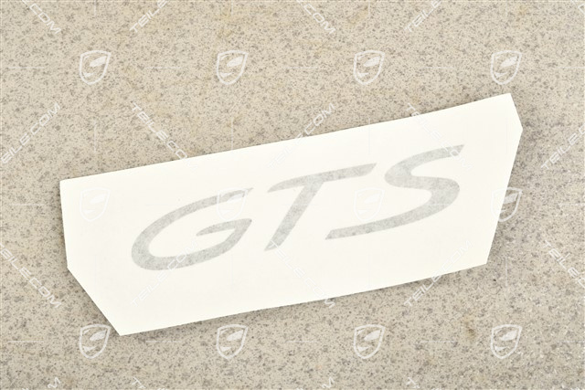 Dekorfolie mit „GTS“ Schriftzug