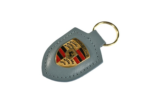 60Y 911 Crest key ring, 60 Years of 911, shoreblue