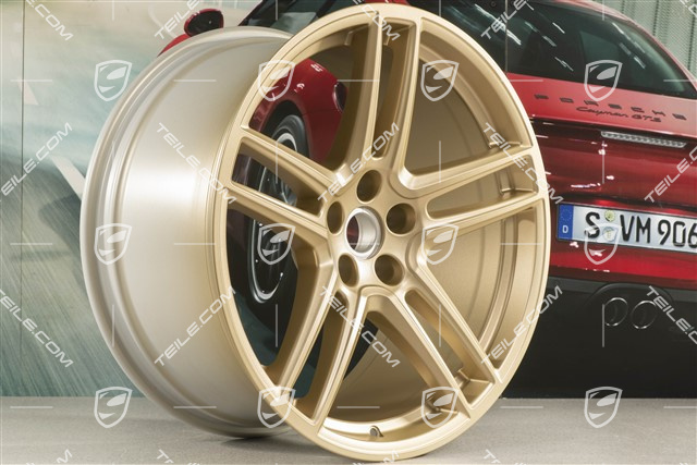 20" Felge "Macan Turbo", 10J x 20 ET19, CMS, Aurum seidenmatt