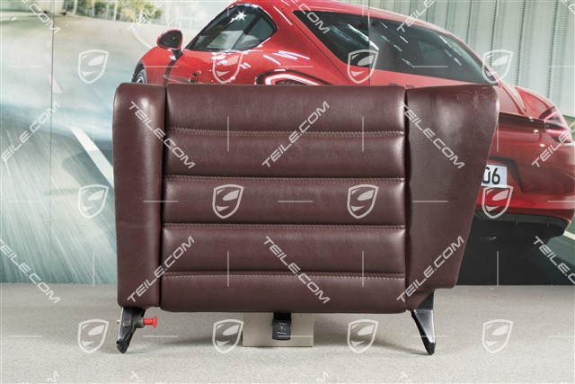 Back seat backrest, Coupe, Leatherette, Wine red, L