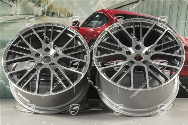 21-inch wheel rim set Panamera Exclusive Design Sport, 9,5J x 21 ET71 + 11,5J x 21 ET69