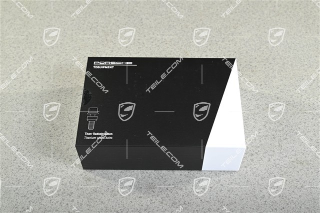 Titanium wheel nuts