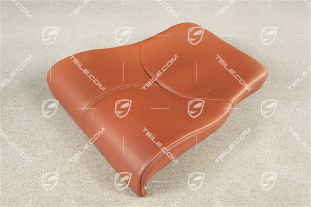Back seat lower / cushion, Cabrio, leather, Terracotta (Not for Japan), L