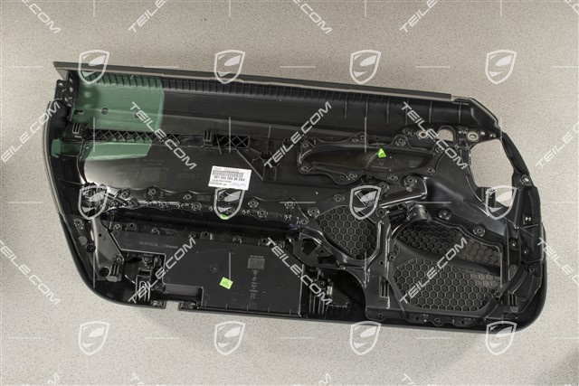 Türverkleidung ohne Zierleiste, Kunstleder, Schwarz, Klangpaket ASK, R