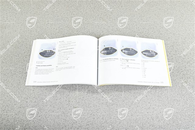 Porsche 911 GT3 / GT3RS Driver's Manual / operating instructions, English
