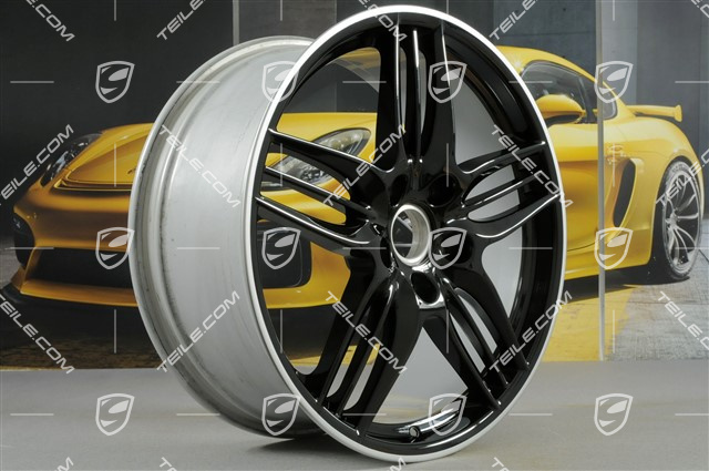 20" Felga, Sport Design, 8,5J x 20 ET51, czarny wysoki połysk