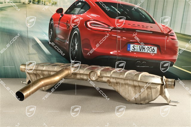 Rear silencer, V6 3,2L 240PS