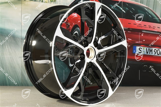 21-inch Rim Cross Turismo Design 9,5J x 21 ET60, black high gloss + glossy Surface