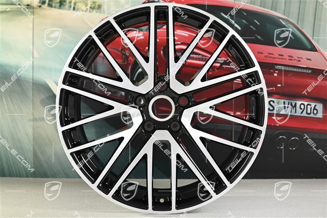 22" Felge Turbo Design, 11,5J x 22 ET61, schwarz hochglanz