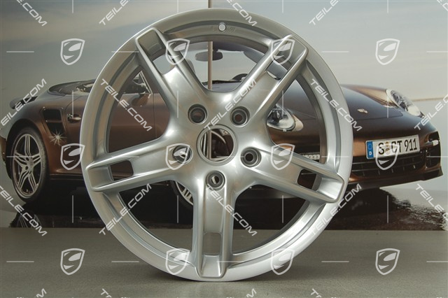 18-inch Boxster S wheel set, 8J x 18 x ET 57 + 9J x 18 x ET 43