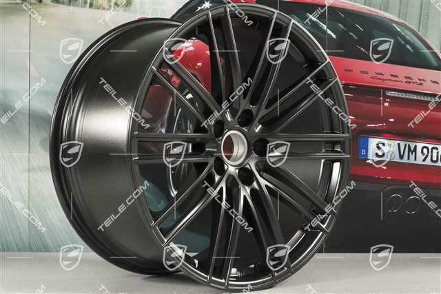 22-inch wheel Turbo IV, 11,5J x 22 ET52, black satin-mat