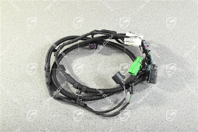 Wiring Harness, Parking Aid System with Real Top View, rear