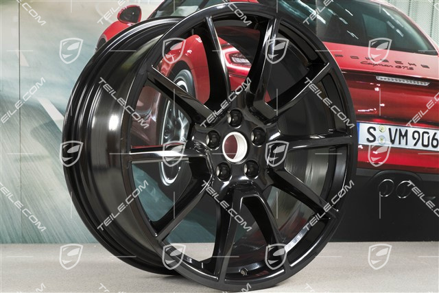 20-inch wheel rim "Macan SportDesign" 9J x 20 ET26, in black (high gloss)