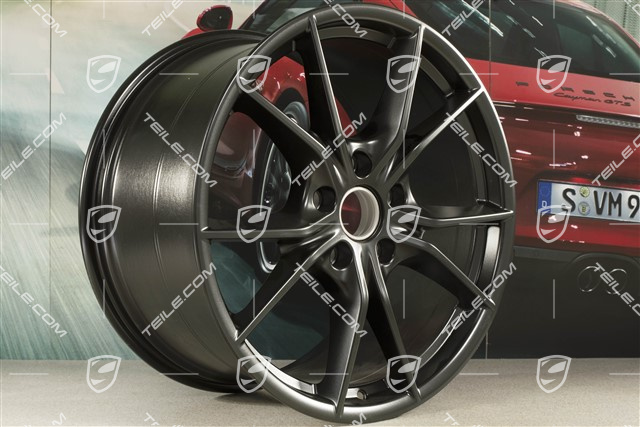 20" Felga Carrera S (IV), 11J x 20 ET78, do 991.2 C2/C2S / do zimowych oponon, czarny satynowy mat