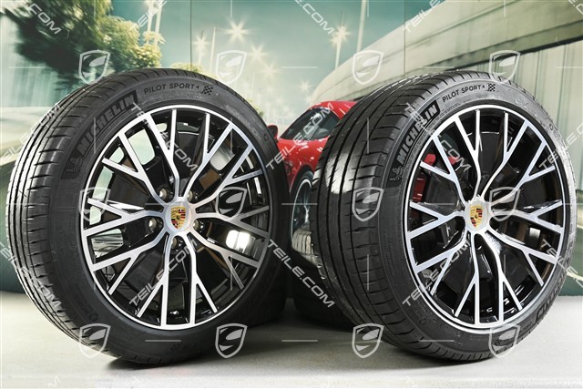 20-inch Turbo S Aero Design summer wheel set, rims 9J x 20 ET54 + 11J x 20 ET60, Michelin summer tyres 245/45 R20 + 285/40 R20