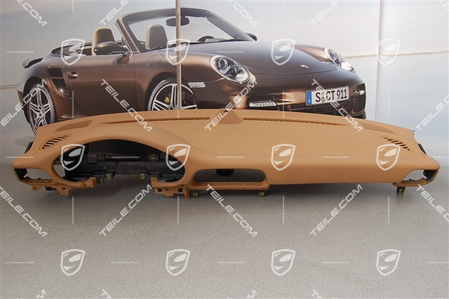 Dashboard, upper part, leatherette, sand beige Dashboard, upper part, leatherette, sand beige