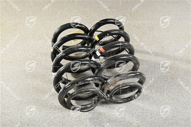 Turbo, Schraubenfeder, HA, Kennzeichnung Orange / Weiss, Satz, L+R