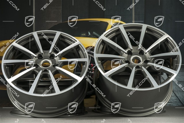 20" Carrera Classic II, wheel rim set, 8,5J x 20 ET51 + 11J x 20 ET52