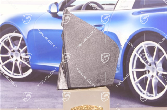 Rear spoiler lower part cover, black, L Rear spoiler lower part cover, black, L