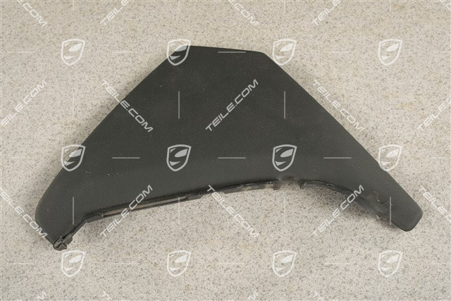 Mittelkonsole, Blende seitlich, Kunstleder, Schwarz, L