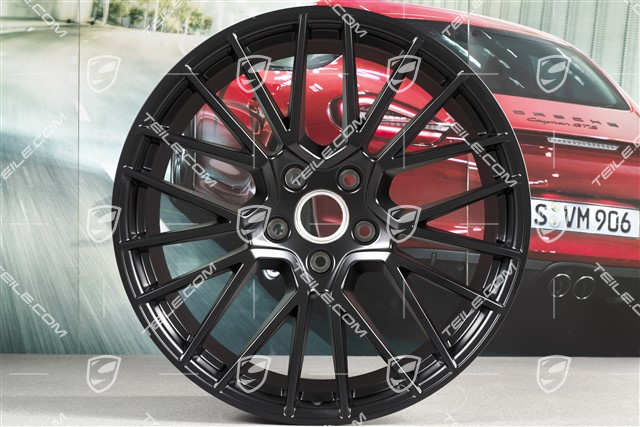21" Felga Cayenne RS Spyder, 11J x 21 ET58, czarny satynowy półmat