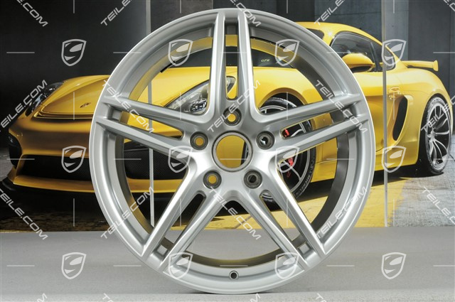 19" Felge Carrera VI, 11J x 19 ET77, Brilliantsilber