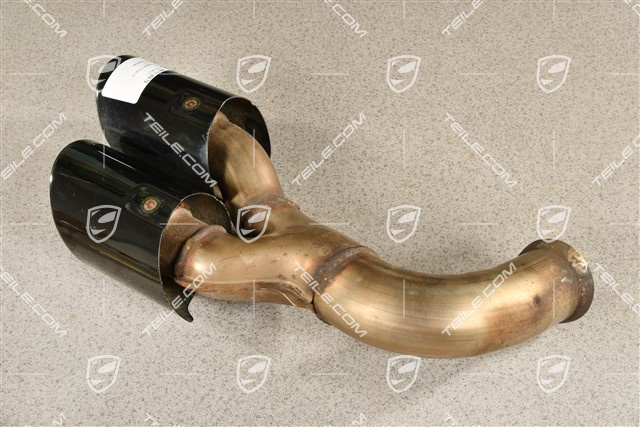 Tailpipe, Standard, Black, R
