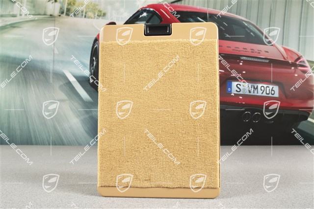 Skisack / Durchladesack, Tuftingvelours, Sandbeige